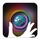 Facial beauty selfie camera icon