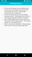 Complete Command list for Google Home 截图 1