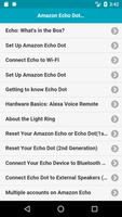 User Guide for Amazon Echo Dot poster