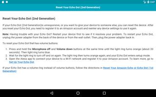 User Guide for Amazon Echo Dot تصوير الشاشة 3