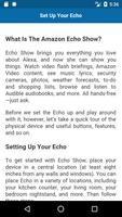 User Guide for Echo Show screenshot 2
