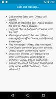 1 Schermata Commands for Amazon Echo Spot