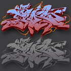 ikon Alfabet Graffiti Terbaik