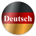 German phrasebook with sound, learn speak tutorial icon