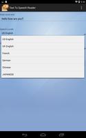 Text To Speech capture d'écran 1