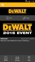 DEWALT 2015 Event Affiche