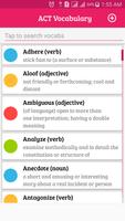 ACT Vocabulary पोस्टर
