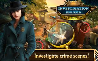 Hidden Objects Investigation Enigma Plakat