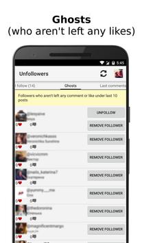 unfollowers poster unfollowers screenshot 1 - instagram follow unfollow app free