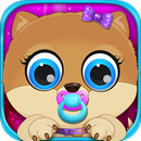 Newborn Baby Puppy Celebrity Pets - Dog Salon Game APK