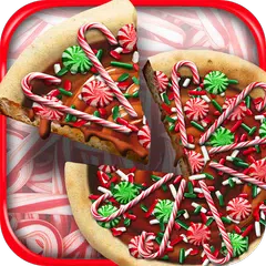 Christmas Candy Pizza Maker Fun Food Cooking Game