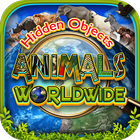 Hidden Objects Animal World - Puzzle Object Games ไอคอน