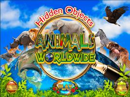 Hidden Objects Animal World - Puzzle Object Games โปสเตอร์