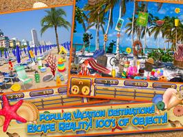 Hidden Objects Summer Beach - Hawaii Object Game Ekran Görüntüsü 2
