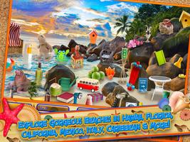 Hidden Objects Summer Beach - Hawaii Object Game-poster