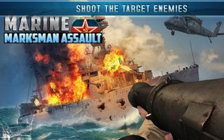 Marine Marksman Assault ภาพหน้าจอ 1