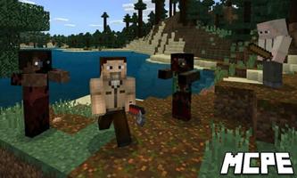 Crafting Dead Mod for Minecraft PE imagem de tela 1