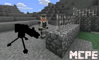 Automatic Machine Gun Mod for Minecraft PE screenshot 1