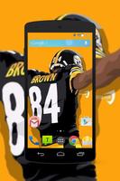 Antonio Brown Wallpaper capture d'écran 2