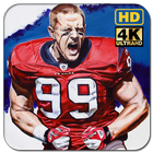 JJ Watt Wallpaper HD آئیکن