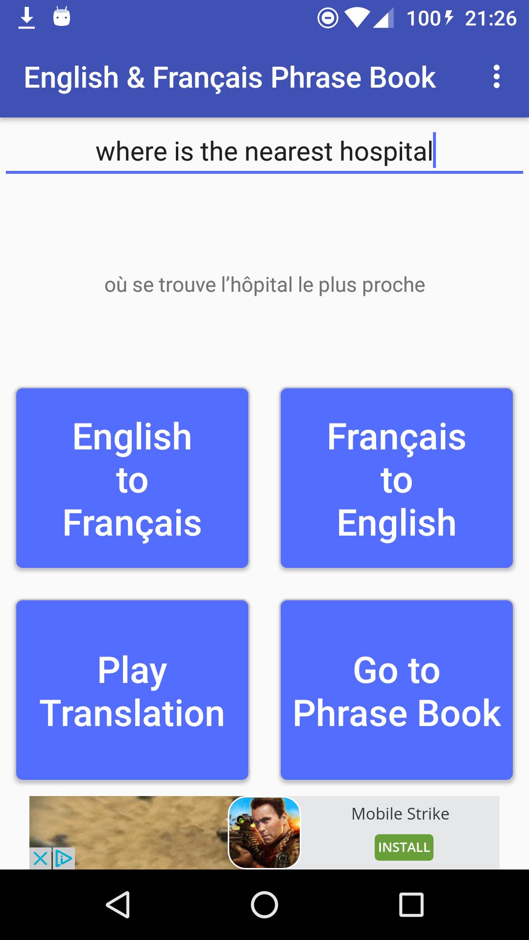  English  French  Translator for Android APK Download