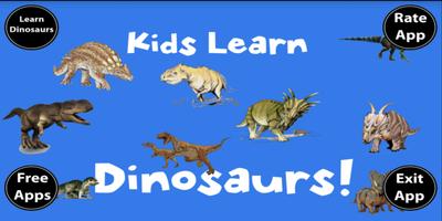 Kids Learn Dinosaur Facts Free Affiche