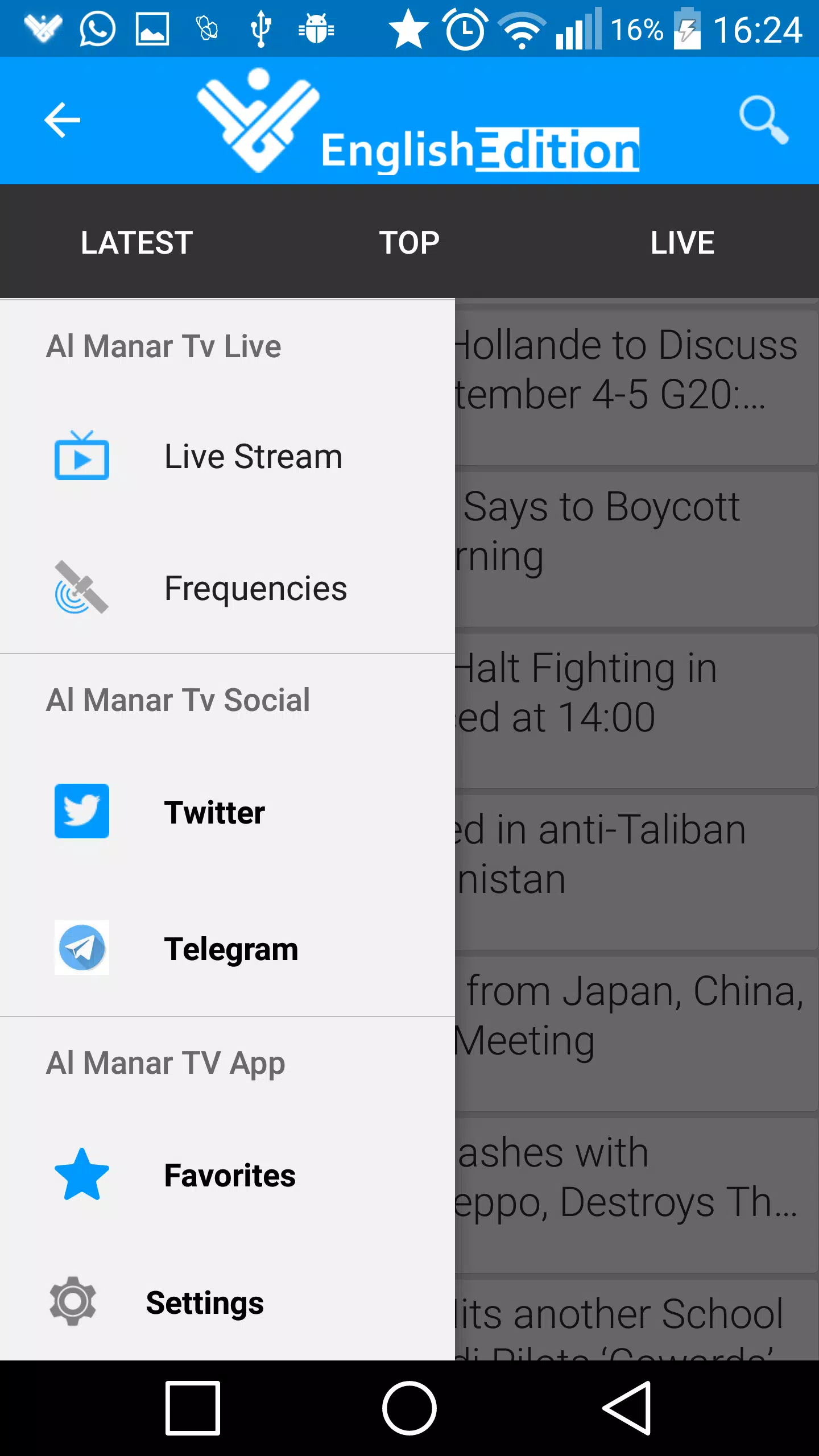 Al Manar TV - English APK for Android Download