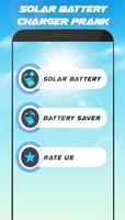 Solar Battery Charger - Battery Saver Prank plakat