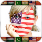 Face Flag Profile Photo आइकन