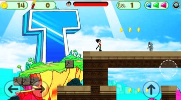 Superhero Titans Go Run Adventure স্ক্রিনশট 1
