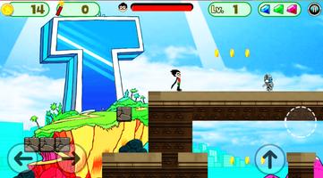 Superhero Titans Go Run Adventure 截图 1