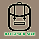 Backpack Size icono