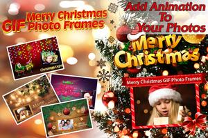 MerryChristmas GIF Photo Frame poster