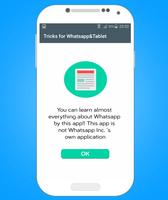 Tricks for Whatsapp : Tablet постер