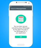 Tricks for Whatsapp : Tablet Cartaz