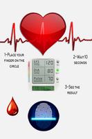 finger blood pressure BP prank poster