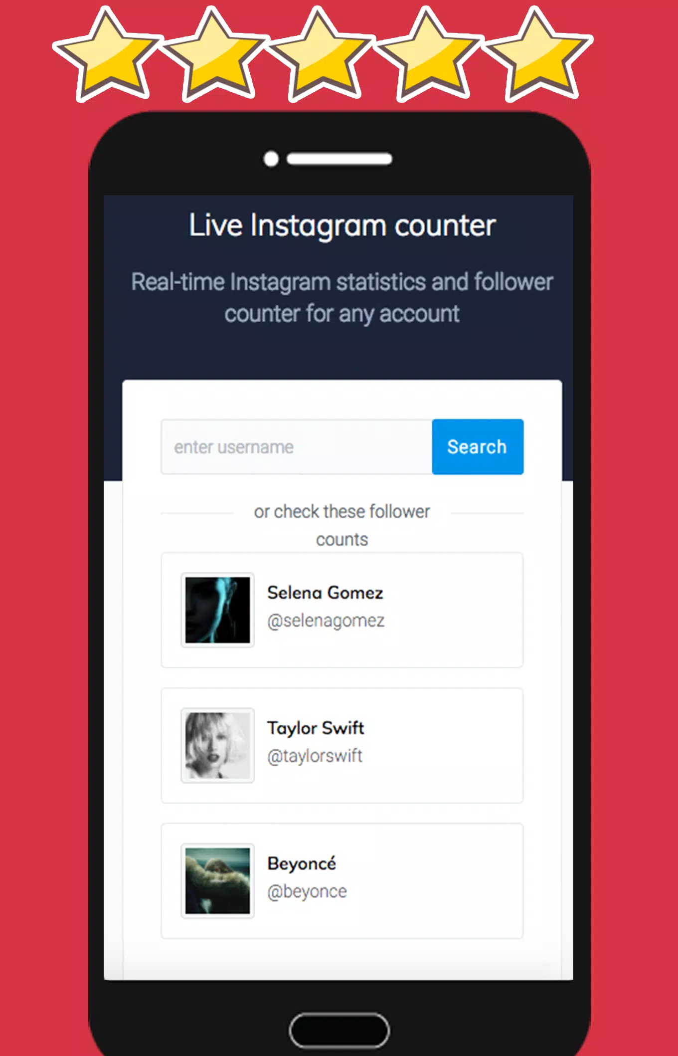 How to check instagram followers count