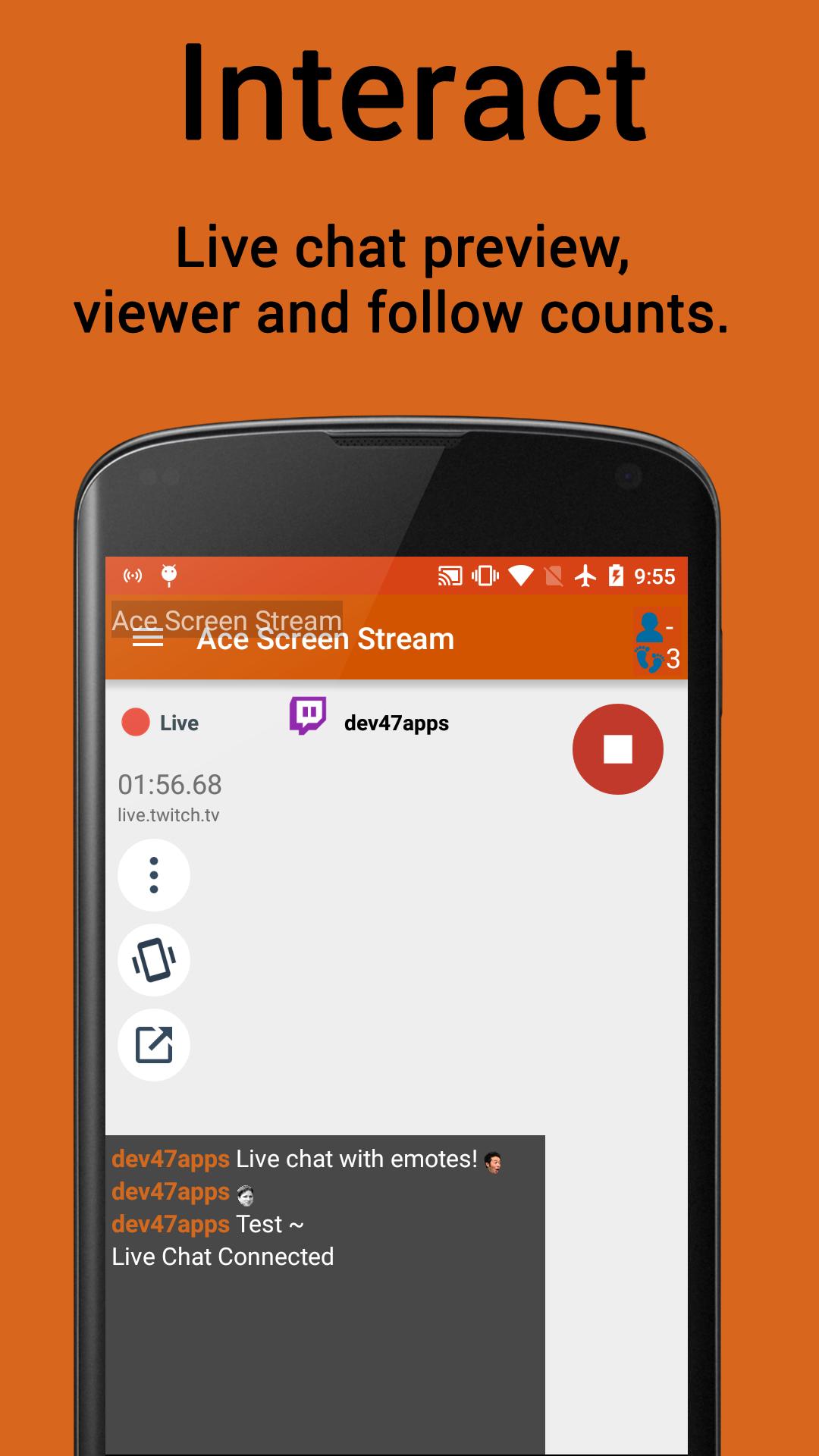 Ace Live Streaming For Android Apk Download - how to stop lag on twitch streams when your streaming roblox