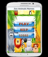 Zoo Animals Names poster