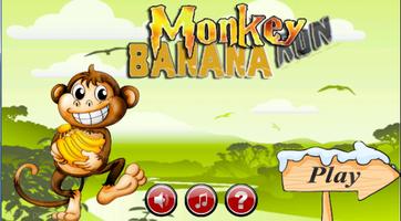 Monkey Run Banana jump ảnh chụp màn hình 1