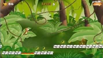 Monkey Run Banana jump capture d'écran 3