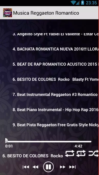 Descarga de APK de Musica Reggaeton Romantico para Android