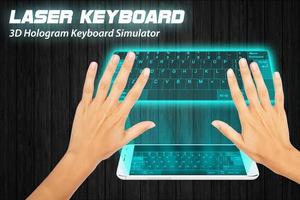 Hologram Keyboard Skin Virtual Affiche