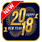 Happy New Year LWP 2018 PRO icône
