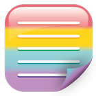 Rainbow Memo - 잠금설정, 아이콘, 카테고리 иконка