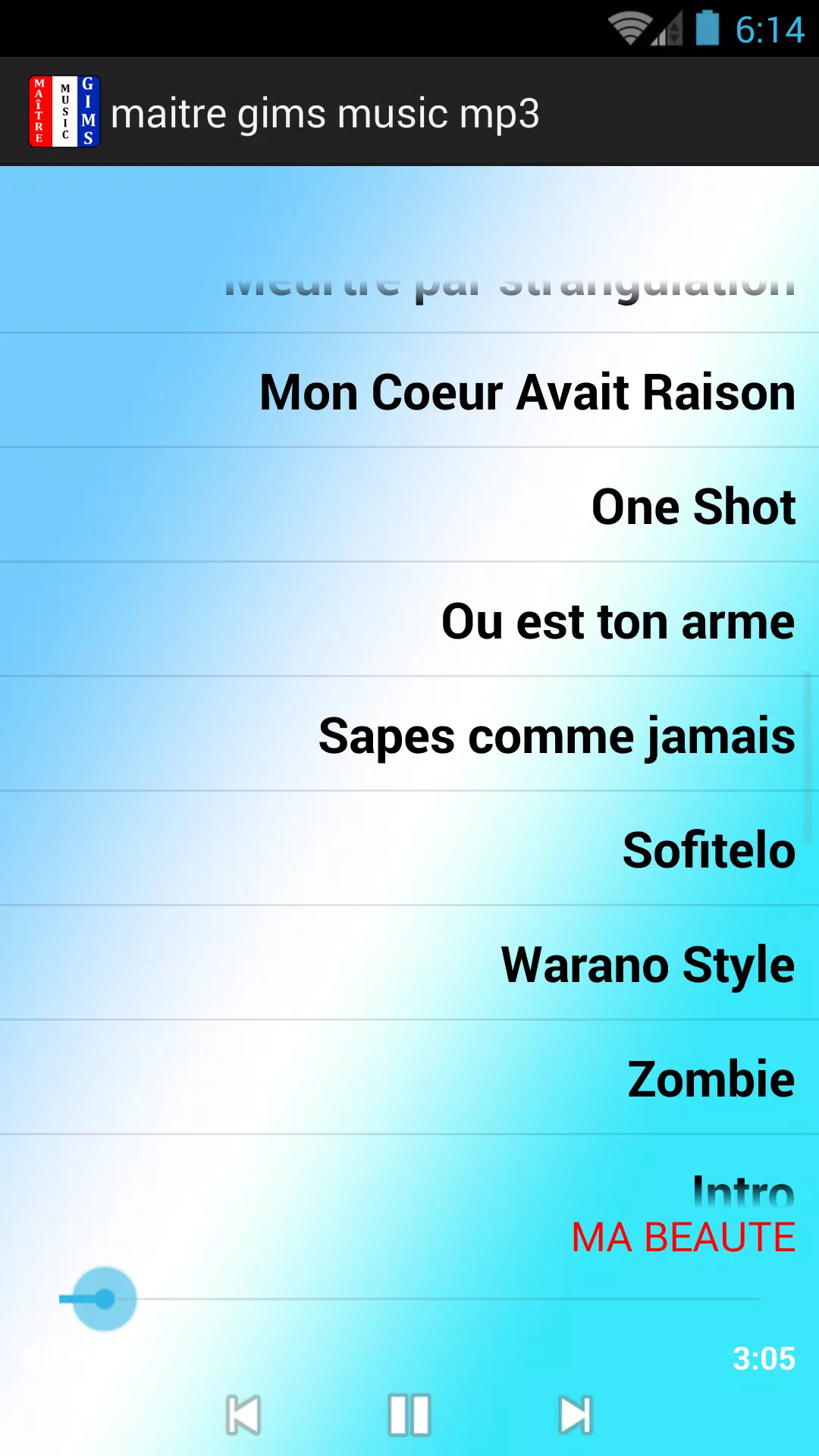maitre gims music mp3 APK for Android Download