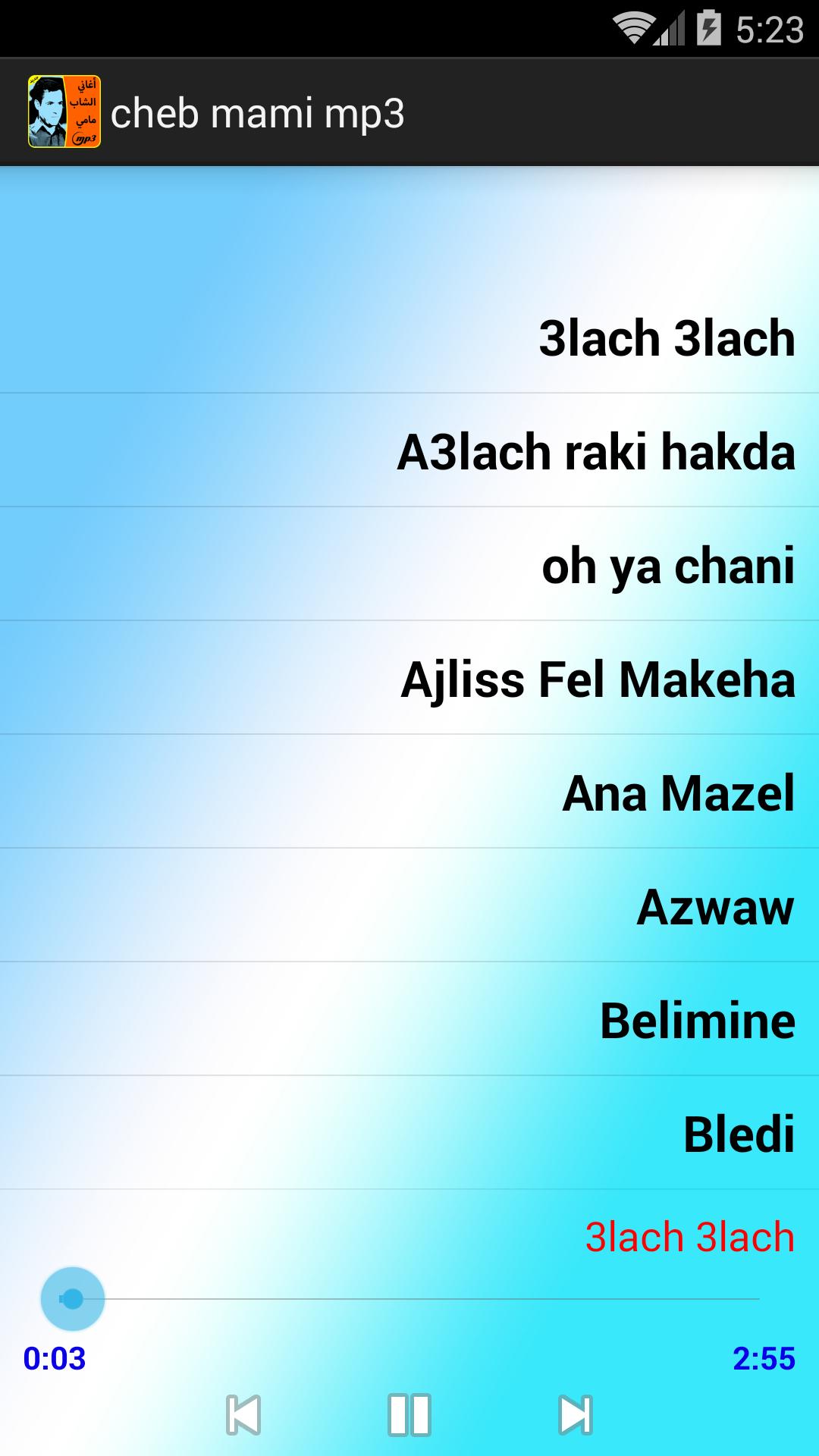 TÉLÉCHARGER CHANSON CHEB MAMI SAHA YA SAHA