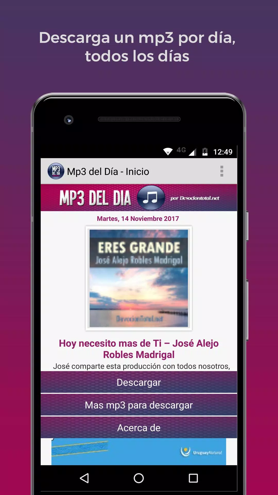 Descarga de APK de Música Cristiana en MP3 para Android