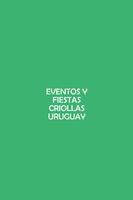 Uruguay eventos criollos mapa poster