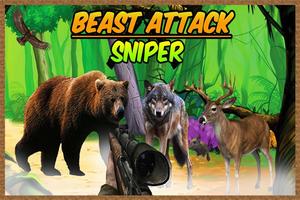 Beast Attack: Sniper Affiche